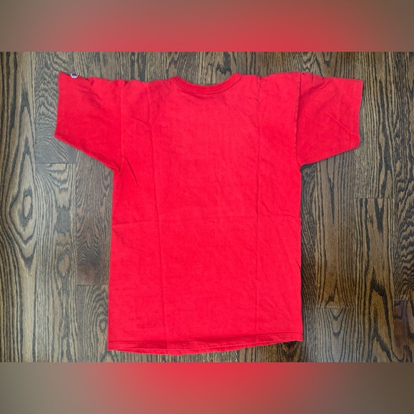 Vintage 80s Red Champion Cornell University T-Shirt L Single Stitch USA Made L - Picture 6 of 9
